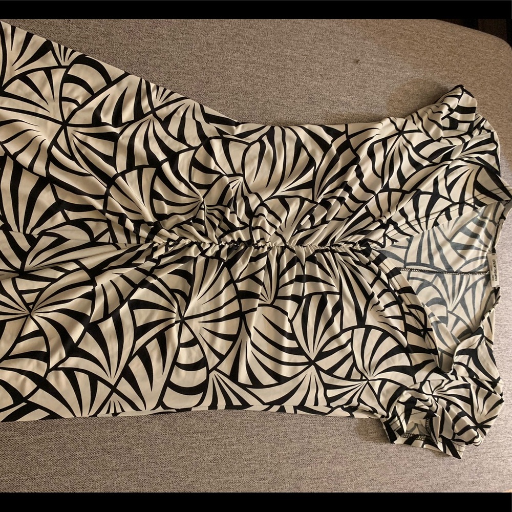 Dress v-neck long dress